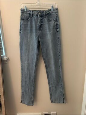 Fashion Nova Light Blue Straight Leg Jeans